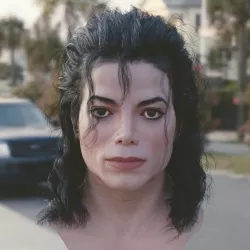 3d model Michael Jackson head Low-poly  3D model