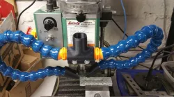 3D Printed Vacuum Manifold for Loc-Line on an X2 Mini MIll