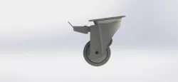 4 inch Wheel with brake