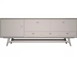 50s Dresser 3D model