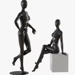 Abstract female mannequin 3D model