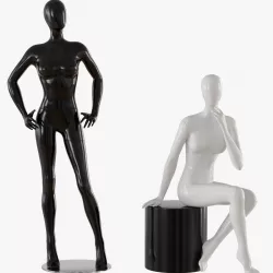 Abstract female mannequin 3D model