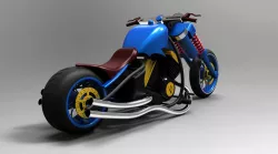american chopper model bike ( just for fun )