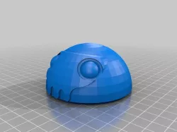 Android robot head skeleton modified