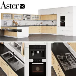 Aster Kitchen Timeline 3D model