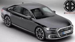 Audi A8 2018 3D model