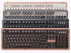 Azio Retro Classic Computer Keyboard 3D model