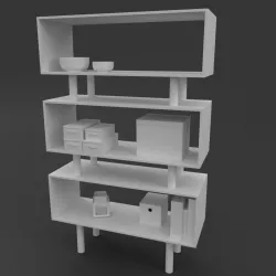 Bookcase 3D model