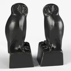 Bookend Owl set of 2 3D model