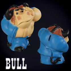 BULL  piggy bank 3D model
