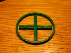Calibration circle and cross