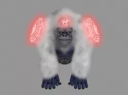 Cartoon beast 3D model