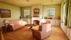 Cartoon House Low-poly  3D model