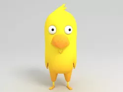 Chicky Character 3D model