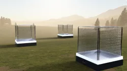 Compact Fog net Mesh Collector