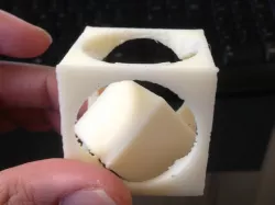 Cube inside a cube
