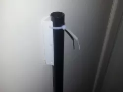Customizer'ed flat mount for round pole
