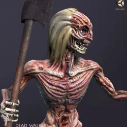 Dead Walker Low-poly  3D model