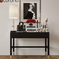 Decor set 3D model