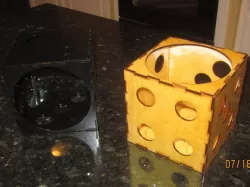 Decrotive Dice.  Laser cut, wood or acrylic