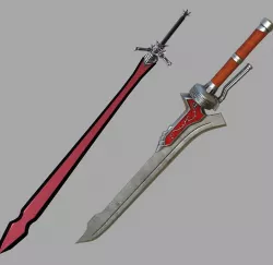 Devil May Cry Swords  Low-poly  3D model