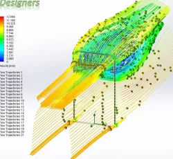 Display Hoarding (CAD, CFD, FEA using SolidWorks)