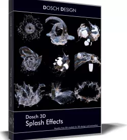 Dosch 3D - Splash Effects 3D model