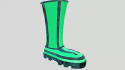 Eccentric Boots Low-poly  3D model