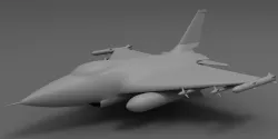 F16 Fighter Plane 3D model