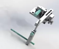 Fiber optic adjustment fixture 3D model