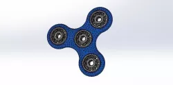 Fidget Spinner Low-poly  3D model
