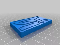 Ford ST Logo Keyring