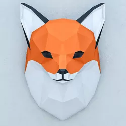 FOX PAPER HEAD 3D model
