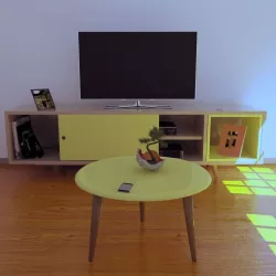 Furniture Room TV Stand Retro from the 50s  3D model