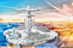 Futuristic city 3D model