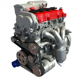 Generic Car Engine 3D model