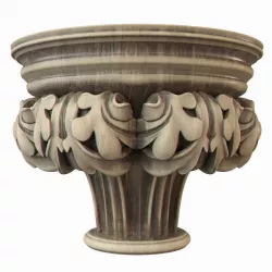 Gothic pilaster 3D model