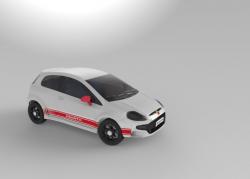 Clip parasole FIAT Grande Punto by Spera, Download free STL model