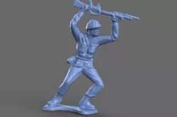 Green Army Man Bayonette 3D model 3D model