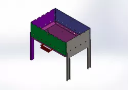 grill for cooking meat marching