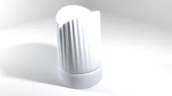 Hat - Chef Toque Type 1 3D model