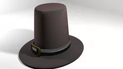 Hat - Pilgrim 3D model