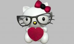 Hello Kitty HighPoly 3D model