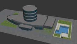 Hotel 3D model