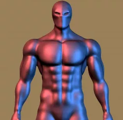 Human Body Low-poly  3D model