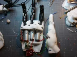 InMoov finger prosthetic project
