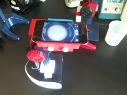 Ipod Touch Adapter for Printable Microscope