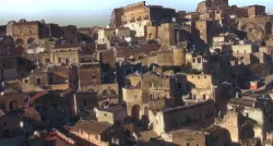 Italy Matera houses  Low-poly  3D model
