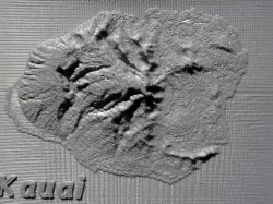 Kauai Relief Maps