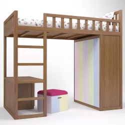 Kid Bunkbed 3D model